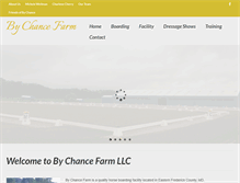 Tablet Screenshot of bychancefarm.com